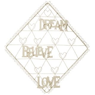 Diamond with Hearts Dream, Believe, Love Card Holder   #N6949