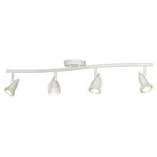 White finish. 4 adjustable lights. Line voltage. From the Pro Track