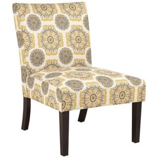 100 percent polyester fabric upholstery. Pinwheel pattern. Espresso
