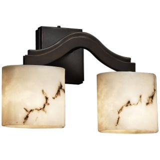 LumenAria Collection Bend 10 3/4" High 2 Light Wall Sconce   #F6986