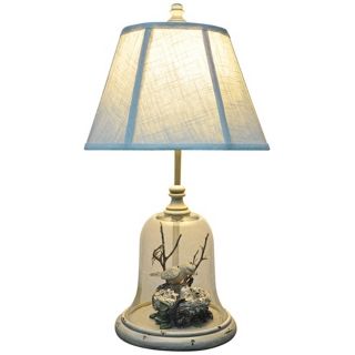 Bird in Cloche Table lamp   #X6478