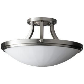 Murray Feiss Perry Steel 15 3/4" Wide Ceiling Light Fixture   #R9482