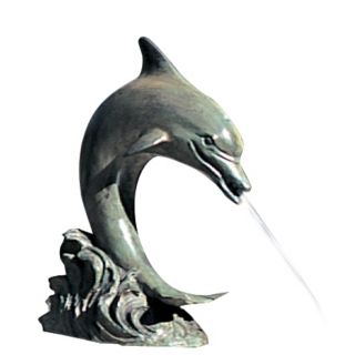 Small Single Dolphin Fountain   #40865