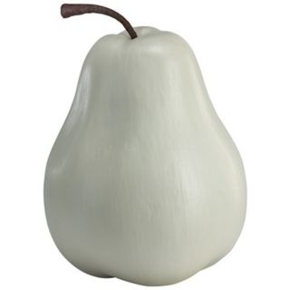 Oversized White Pear Sculpture   #U6991