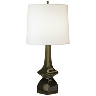 Jayne Tobacco Brown Glazed Ceramic Table Lamp   #30352