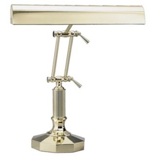 Decagon Base Solid Brass Piano Desk Lamp   #69037