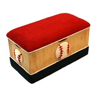 Wooden Deluxe Baseball Toybox   #W7981