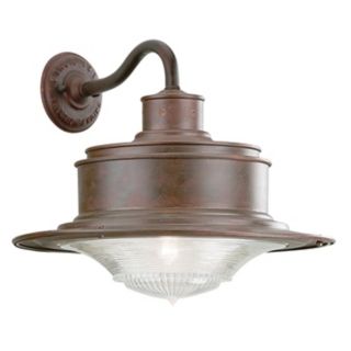 South Street 14 1/4" High Outdoor Old Rust Wall Light   #66625