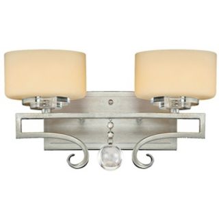 Rosendal Silver 2 Light 15 1/4 Wide Savoy House Sconce   #W5770