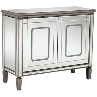 Mya 2 Door Mirrored Cabinet   #X8818