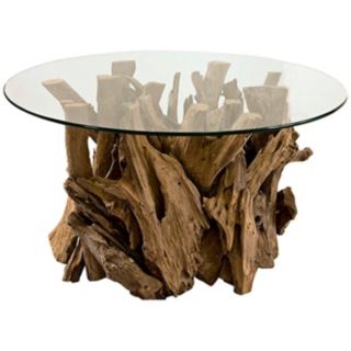 Uttermost Driftwood Glass Top Cocktail Table   #T7945