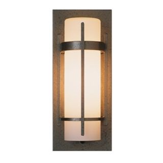 Hubbardton Forge Banded 16" High Outdoor Wall Light   #59842