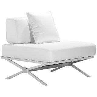 Zuo Modern Xert Modular White Lounge Chair   #V7542
