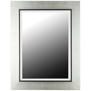 District Silver Finish 38" High Wall Mirror   #T5052