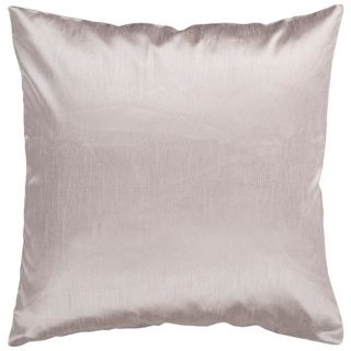 Surya 18" Square Silver Throw Pillow   #V3045