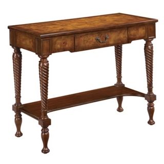 Mirador Riley Mappa Burl Hall Table   #T2272