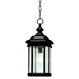 Kirkwood Black Finish 18" High Outdoor Hanging Light   #88377