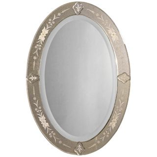 Uttermost Donna Oval 32" High Wall Mirror   #H6730
