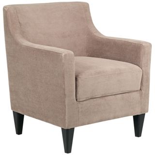 Griffin Camel Upholstered Armchair   #M9401