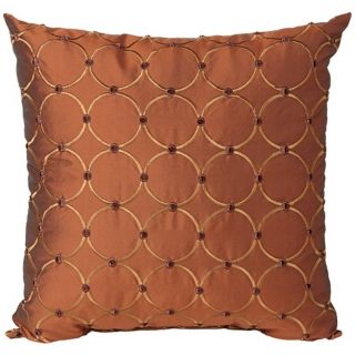 Caprica Sienna 18" Square Designer Throw Pillow   #V6475