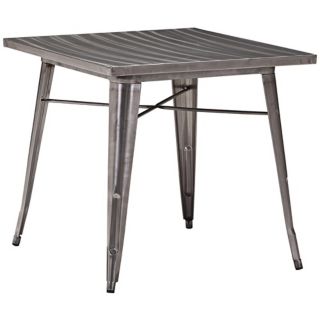 Zuo Modern Olympia Gunmetal Small Dining Table   #V7600