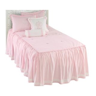 Daphner Pink and White Comforter Bedding Sets   #V3222