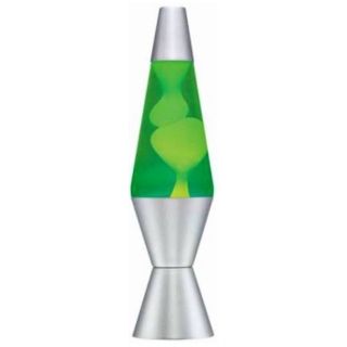 Classic Green Liquid and White Wax Lava Lamp   #T9515