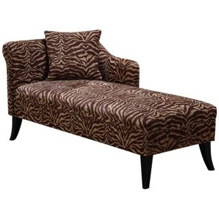 Patterson Tiger Chenille Chaise   #T3838