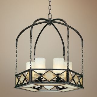 Harlequin Collection 27" Wide 6 Light Chandelier   #H4379