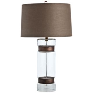Arteriors Home Garrison Tall Brass and Glass Table Lamp   #V5063