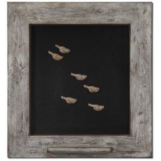 Uccello 28" High Uttermost Chalkboard with Bird Magnets   #X1171