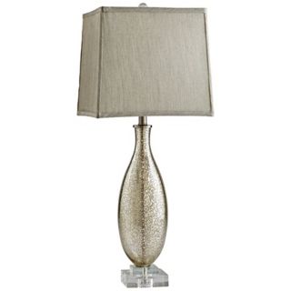 Coco Vase Shape Glass and Crystal Table Lamp   #X6295