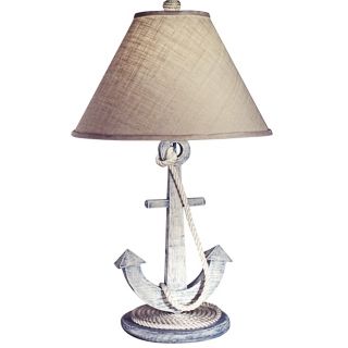 Weathered Anchor Nautical Table Lamp   #39687