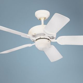 34" Designer Supreme III White Finish Ceiling Fan   #43518