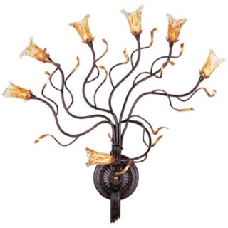 Evolution Bronze 28" High 7 Light Wall Sconce   #H5098