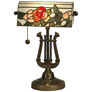 Dale Tiffany Broadview Tiffany Style Banker's Lamp   #T0499