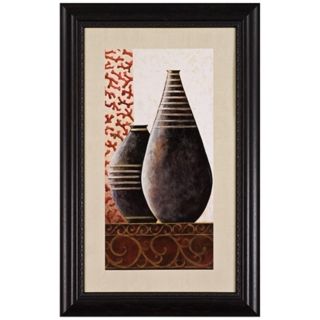 Flourishes and Vases Right Facing 44" High Wall Art   #J5971