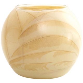 Esque 4" Ivory Candle Globe with Gift Box   #W6549