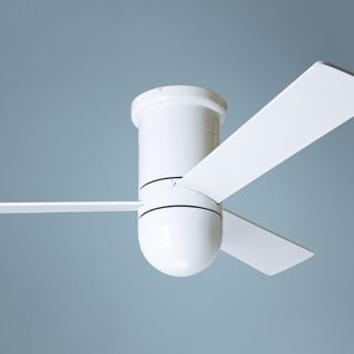 42" Gloss White Cirrus Hugger Modern Fan Ceiling Fan   #J9307
