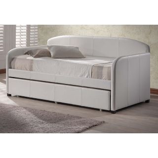 Hillsdale Springfield White Faux Leather Daybed   #V9662