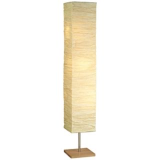 Crinkle Paper Floor Lamp with Collapsible Shade   #R4709