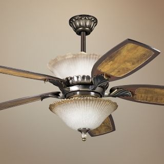 52" Golden Iridescence Bronze with Light Kit Ceiling Fan   #F7959 F7968