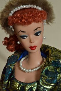OOAK 1 Ponytail Vintage 1960 Barbie Doll by Juliaoriginals Titian