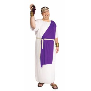 Julius Caesar Roman Gladiator Spartacus Robe Toga Plus Size Halloween