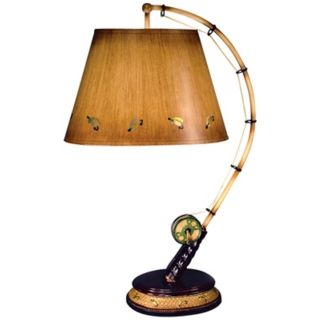 Flying Fish Rod Table Lamp   #M5421