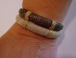 Judith Ripka Diamond Cuff Bracelets