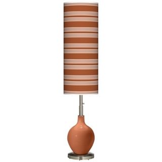 Brown, Art Shade Floor Lamps