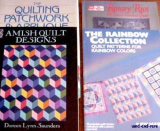 Lot 4 Quilt Books Nancy Martin Judy Hopkins Amish Quilt Designs Rotary