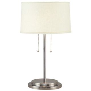 Cosmo 2 Light Stainless Steel Table Lamp   #66099