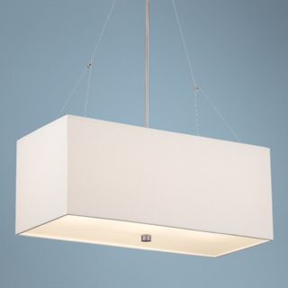 Forecast Alexis Nickel 3 Light Rectangular Chandelier   #G8812